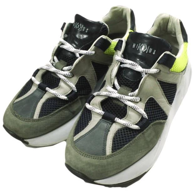 MIKAKUS ミカクス BOOM ブーン MS01-1901-011141 41(26.5cm) MURTI(BLACK/LIME/GRAY) バルセロナ イニエスタ スニーカー シューズ g26578 | 