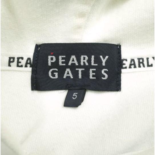PEARLY GATES パーリーゲイツ 日本製 スウェットジップアップパーカー 053-8262915 5 WHITE ゴルフウェア ライン ボーダー トップス g26587 |  | 02