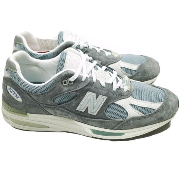 NEW BALANCE x KITH NYC ニューバランス キス 25SS 別注 991V2 U991KH2 US10.5D(28.5cm) Asphalt/Lead/Oyster Mushroom MADE IN ENGLAND |  | 02