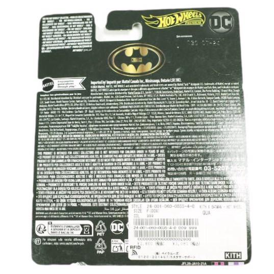 新品 KITH NYC キス 24AW BATMAN HOT WHEELS 1989 BATMOBILE バットマン 85周年記念 ホットウィール バットモービル ミニカー おもちゃ |  | 01