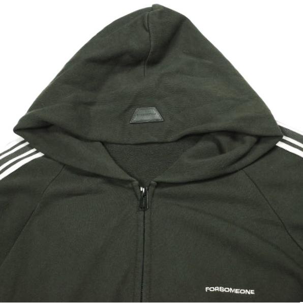 FORSOMEONE フォーサムワン 24AW 日本製 FO LAYERED SWEAT HOODIE レイヤードスウェットジップパーカー 78000968 50 BLACK 裏毛 トップス |  | 03