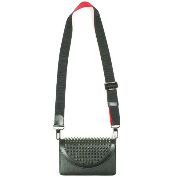 新品 Christian Louboutin クリスチャンルブタン EXPLORAFUNK WALLET エクスプローラーファンク スタッズショルダーバッグ BLACK/RED |  | 02