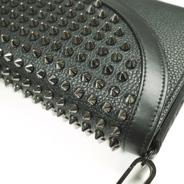 新品 Christian Louboutin クリスチャンルブタン EXPLORAFUNK WALLET エクスプローラーファンク スタッズショルダーバッグ BLACK/RED |  | 04