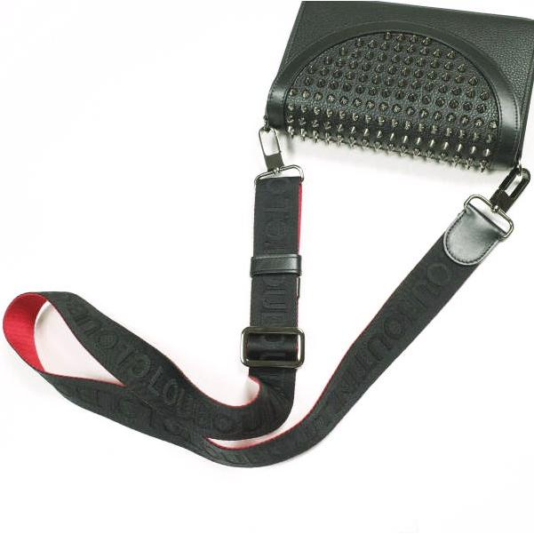 新品 Christian Louboutin クリスチャンルブタン EXPLORAFUNK WALLET エクスプローラーファンク スタッズショルダーバッグ BLACK/RED |  | 07