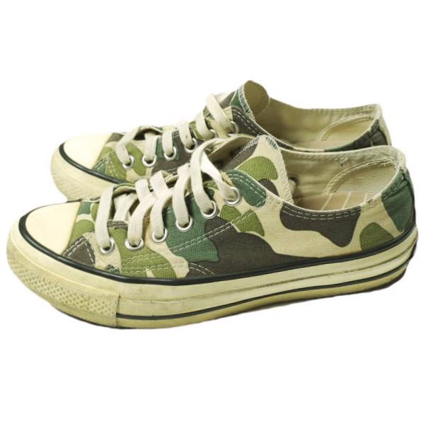 CONVERSE ADDICT コンバースアディクト CHUCK TAYLOR MATERIAL OX チャックテイラー 1CJ741 US5.5(24cm) CAMO カモフラージュ 迷彩 |  | 01