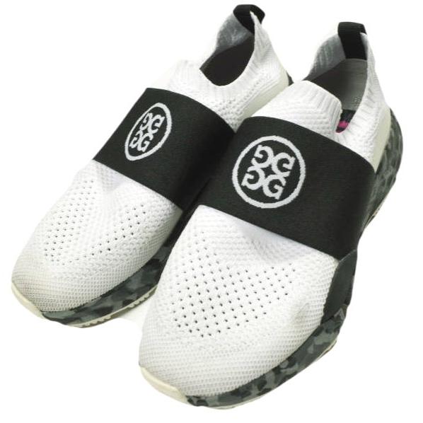 G/FORE ジーフォア 日本限定 MG4.1 ニットアッパー スパイクレス ゴルフシューズ G4MS21EF25JP US8.5(25.5/26cm) WHITE/BLACK スニーカー | 