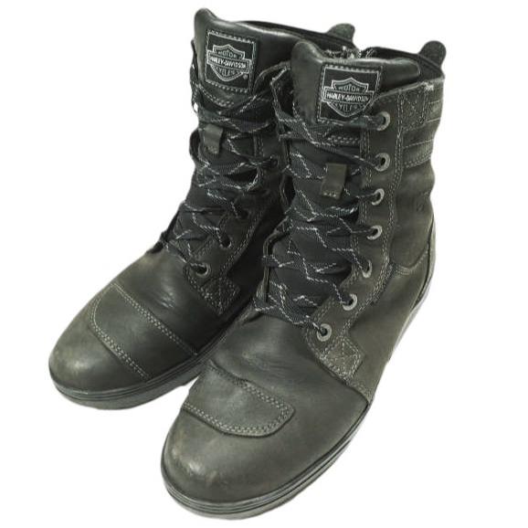 HARLEY DAVIDSON ハーレーダビッドソン 純正 スタインマンウォータープルーフモーターサイクルブーツ D93696 US9(27cm) BLACK サイドジップ | 
