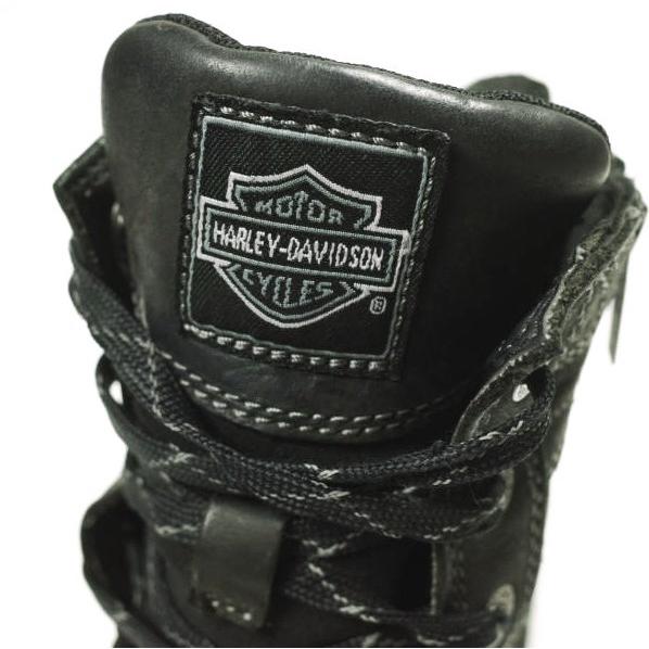 HARLEY DAVIDSON ハーレーダビッドソン 純正 スタインマンウォータープルーフモーターサイクルブーツ D93696 US9(27cm) BLACK サイドジップ |  | 06