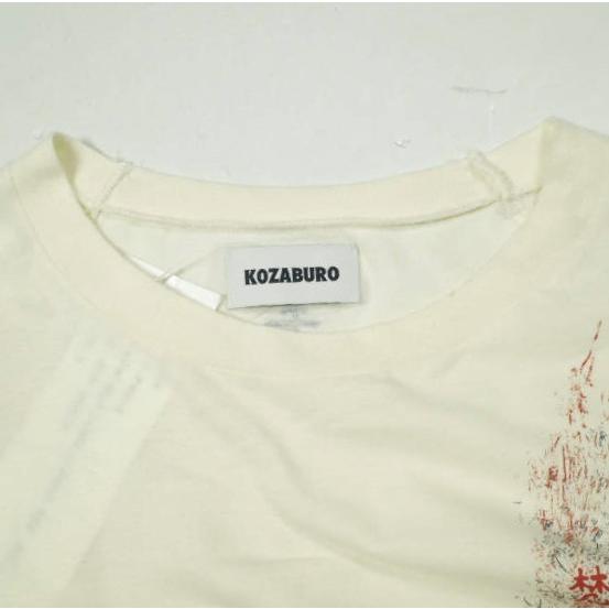 KOZABURO コウザブロウ 22AW 日本製 NEW AGE LONG SLEEVE TEE PRINT 梵盆 プリントロングスリーブTシャツ T-402-1 2 OFF WHITE Snow Peak |  | 05