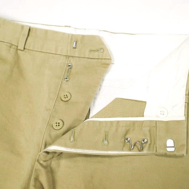 SCYE BASICS サイベーシックス 日本製 コーマチノクロステーパードトラウザーズ 5118-81501 38 BEIGE チノ パンツ ボトムス g26649 |  | 03