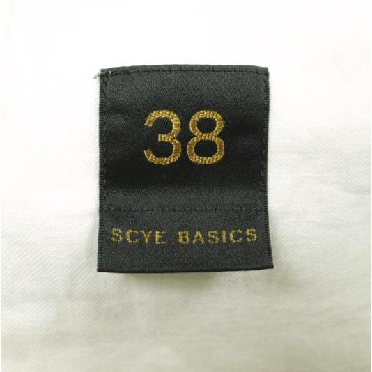 SCYE BASICS サイベーシックス 日本製 コーマチノクロステーパードトラウザーズ 5118-81501 38 BEIGE チノ パンツ ボトムス g26649 |  | 06
