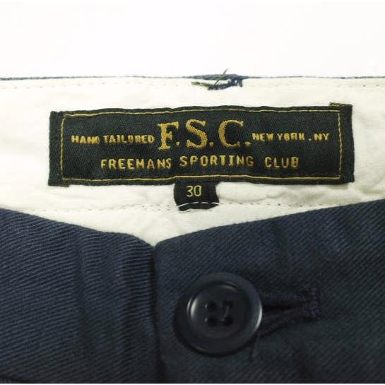 FREEMANS SPORTING CLUB フリーマンズスポーティングクラブ コットンツイル スリムパンツ FSC-16060401 30 NAVY F.S.C. チノ MADE IN USA |  | 02