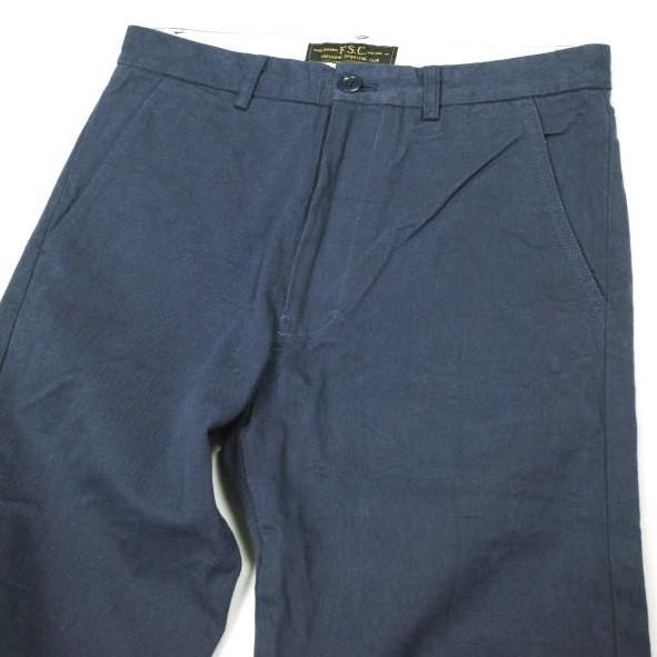 FREEMANS SPORTING CLUB フリーマンズスポーティングクラブ コットンツイル スリムパンツ FSC-16060401 30 NAVY F.S.C. チノ MADE IN USA |  | 03