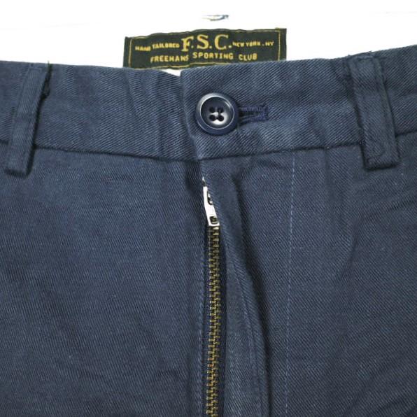 FREEMANS SPORTING CLUB フリーマンズスポーティングクラブ コットンツイル スリムパンツ FSC-16060401 30 NAVY F.S.C. チノ MADE IN USA |  | 04