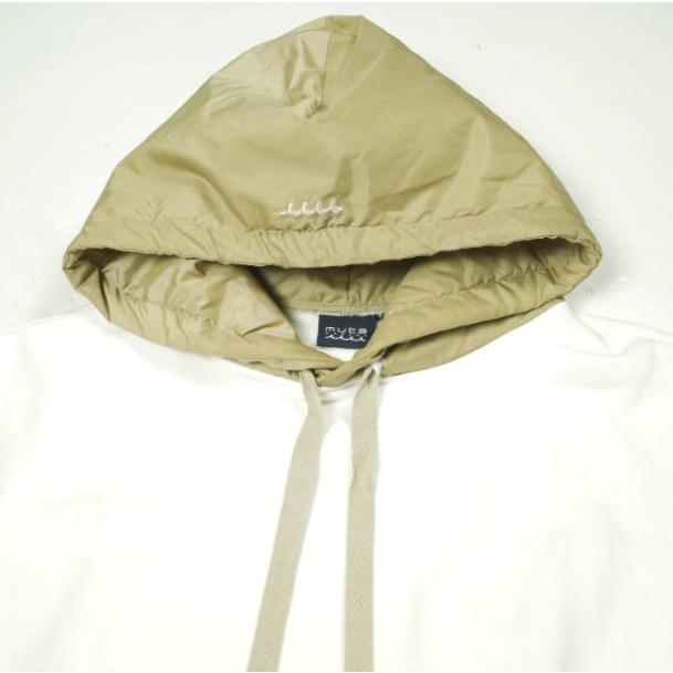muta MARINE ムータ マリン 日本製 中綿フード切替パーカー MMJC-443065 5(M) WHITE/BEIGE 裏毛 プルオーバー ゴルフ サーフ トップス |  | 04
