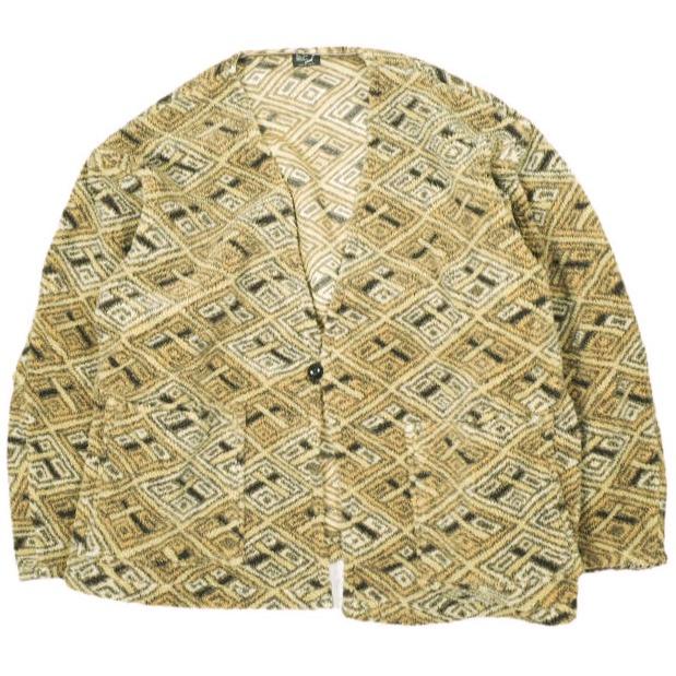 orslow x IMA:ZINE オアスロウ イマジン 24AW 別注 日本製 仲津3 KUBA FLEECE CARDIGAN クバフリースカーディガン ONE SIZE AFRICAN g26663 | 