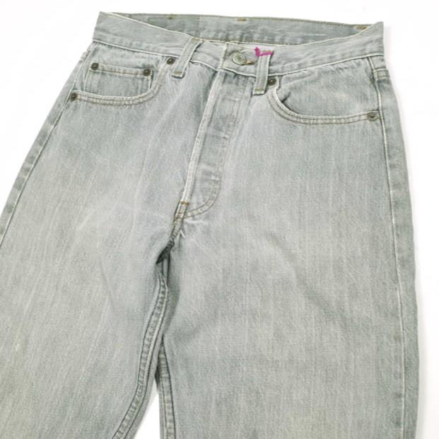 PATRINIA パトリニア Hand Stitched Denim Pants 作業工程2h LEVI'Sリメイク ハンドステッチデニムパンツ W28 BLACK ボタンフライ ジーンズ |  | 04