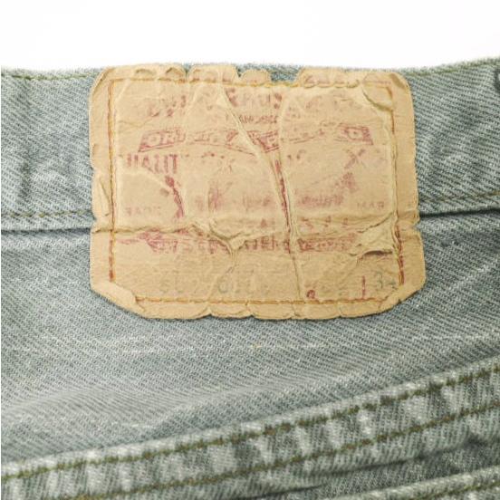 PATRINIA パトリニア Hand Stitched Denim Pants 作業工程2h LEVI'Sリメイク ハンドステッチデニムパンツ W28 BLACK ボタンフライ ジーンズ |  | 08