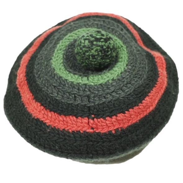 COMFORTABLE REASON コンフォータブルリーズン Stripe Tam O'Shanter Hat ニットタム ブラック/チャコール GOOFY CREATION ベレー帽 帽子 |  | 01