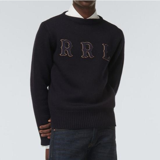 RRL ダブルアールエル Logo Applique Wool Sweater アップリケドウール 