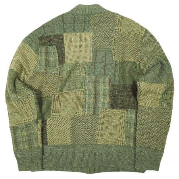RRL ダブルアールエル 25AW パッチワークウールカシミヤセータージャケット MNRRSWE16820193 L Double RL ニット 定価326,700円 |  | 01