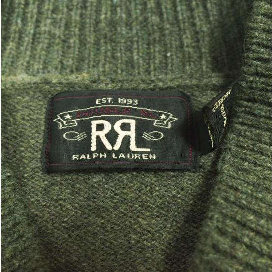 RRL ダブルアールエル 25AW パッチワークウールカシミヤセータージャケット MNRRSWE16820193 L Double RL ニット 定価326,700円 |  | 03