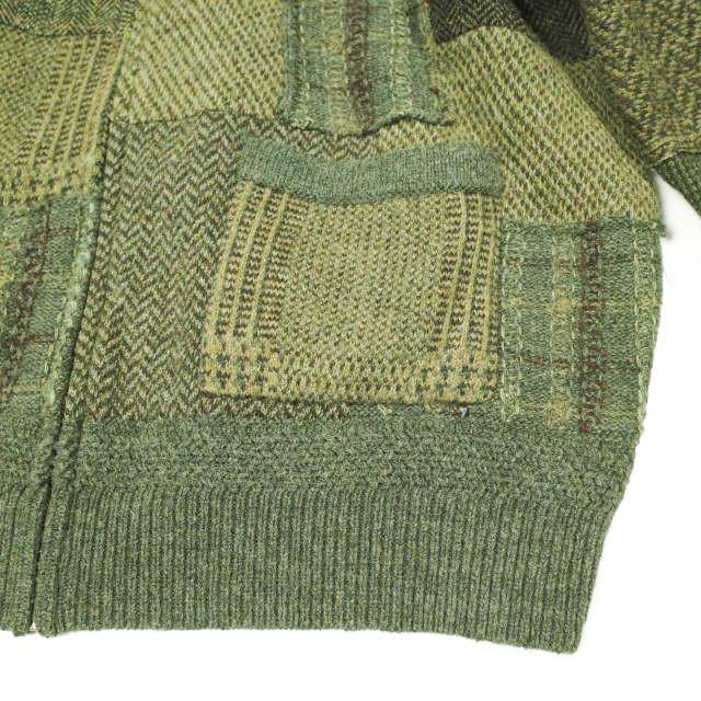RRL ダブルアールエル 25AW パッチワークウールカシミヤセータージャケット MNRRSWE16820193 L Double RL ニット 定価326,700円 |  | 05