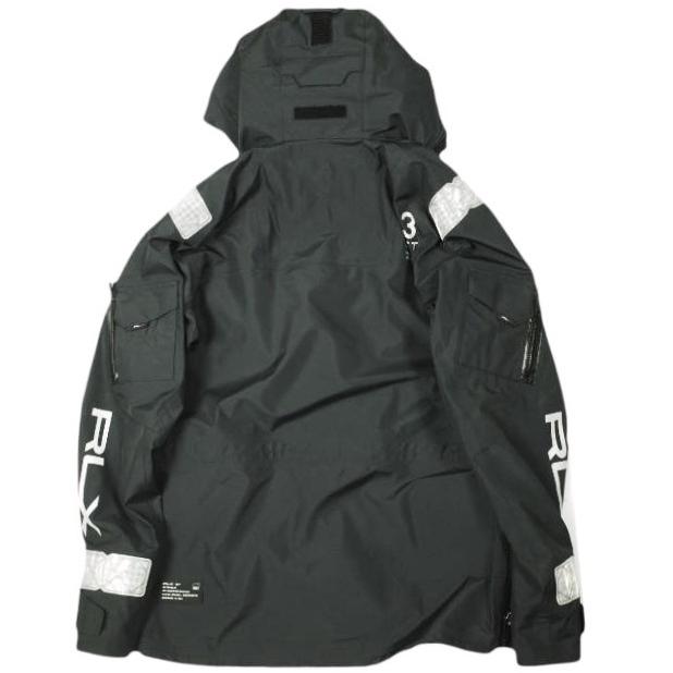 RLX Ralph Lauren ラルフローレン ウォーターリペラント パターソン プルオーバージャケット S BLACK マウンテンパーカー 定価163,900円 |  | 01