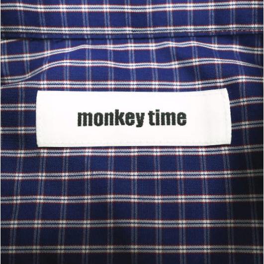 monkey time モンキータイム 26SS コットンクロップドシャツ 8311-1-000001 L NAVY 長袖 チェック ユナイテッドアローズ トップス g26677 |  | 03