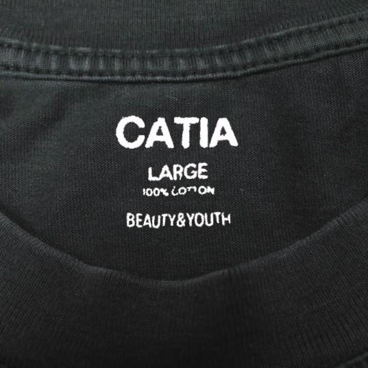 BEAUTY＆YOUTH UNITED ARROWS ビューティーアンドユース ユナイテッドアローズ 抗菌防臭加工 CATIA Tシャツ 1217-105-1989 L BLACK 半袖 |  | 03
