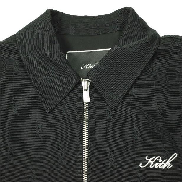 KITH NYC キス 25AW Women Corwin Script Faille Jacket ウィメンズ コーウィン スクリプト ファイユジャケット XS BLACK ジップ ブルゾン |  | 04
