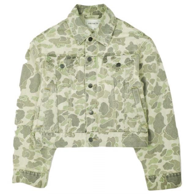 carhartt WIP カーハート ワークインプログレス 24AW W DUCK ORELL JACKET ウィメンズ ダックオレルジャケット I033890 XS Camo Duck Black | 