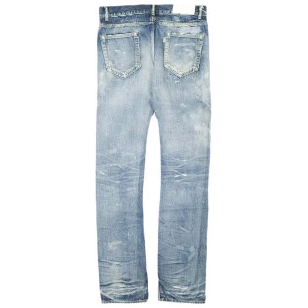 新品 NOVE ノーヴェ Damaged Repaired Stretch Denim Pants skinny leg ダメージ＆リペア加工 スキニーセルビッチデニムパンツ NRC-D028 28 |  | 01