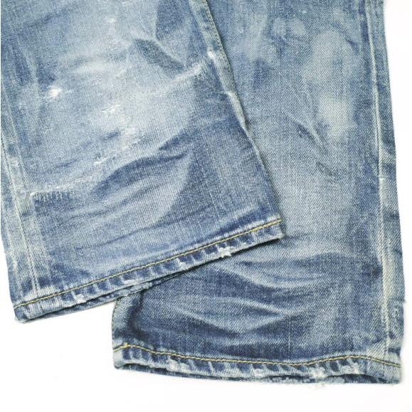 新品 NOVE ノーヴェ Damaged Repaired Stretch Denim Pants skinny leg ダメージ＆リペア加工 スキニーセルビッチデニムパンツ NRC-D028 28 |  | 08