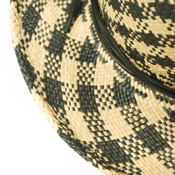 新品 nivernois ニヴァーノイス 日本製 PANAMA HAT ロングブリム チェックパナマハット N171422 L 麦わら帽子 ストローハット coeur g26704 |  | 05