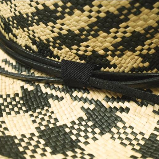 新品 nivernois ニヴァーノイス 日本製 PANAMA HAT ロングブリム チェックパナマハット N171422 L 麦わら帽子 ストローハット coeur g26705 |  | 04