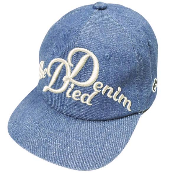 KAPITAL キャピタル 25SS 11.5ozデニムベースボールCAP(The Denim Died刺繍） K2503XH519 INDIGO 6パネル キャップ EXO ド・ギョンス着用 | 