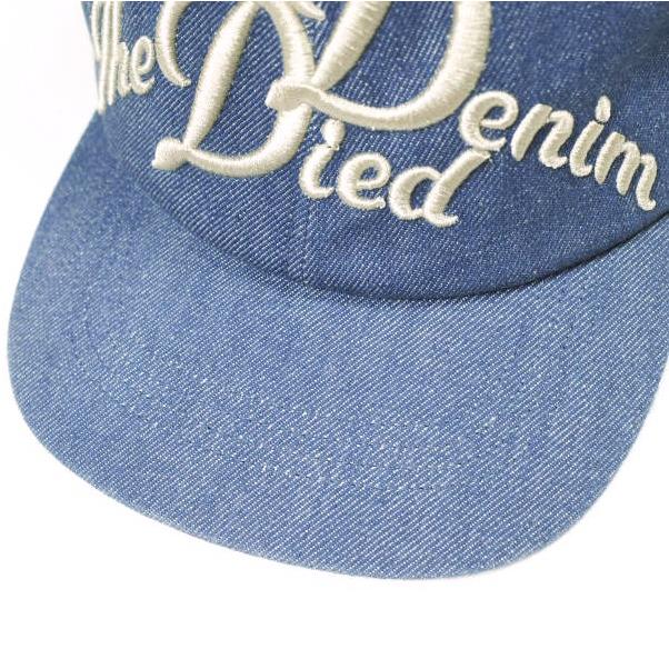 KAPITAL キャピタル 25SS 11.5ozデニムベースボールCAP(The Denim Died刺繍） K2503XH519 INDIGO 6パネル キャップ EXO ド・ギョンス着用 |  | 03
