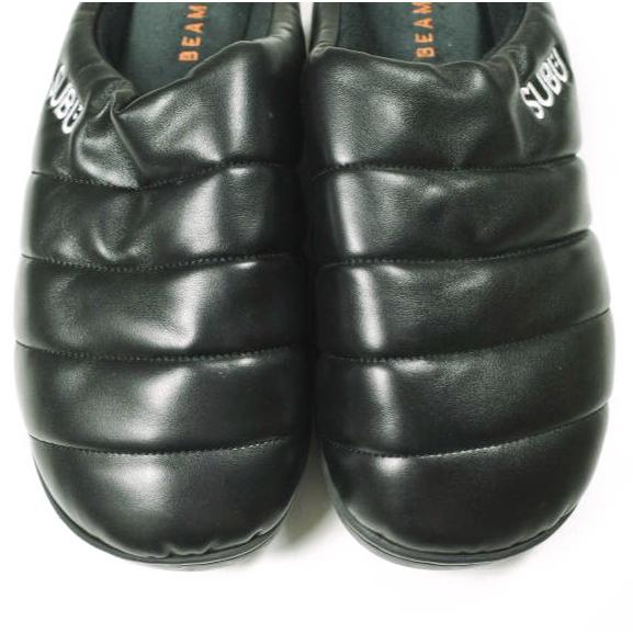 SUBU x BEAMS スブ ビームス 別注 フェイクレザー サンダル 2021 0(22cm-23.5cm) BLACK ダウン シューズ g26714 |  | 04
