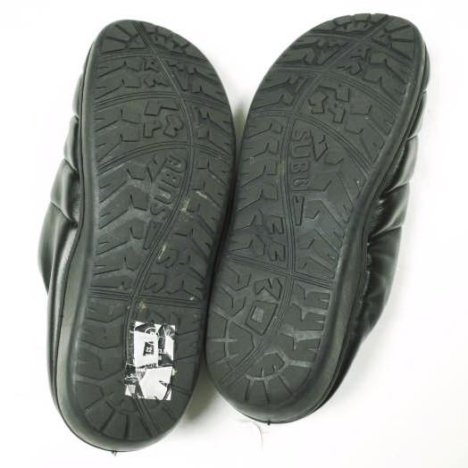 SUBU x BEAMS スブ ビームス 別注 フェイクレザー サンダル 2021 0(22cm-23.5cm) BLACK ダウン シューズ g26714 |  | 08