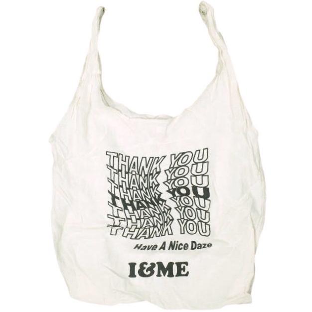 I＆ME アイアンドミー THANK YOU BAG サンキューバッグ BLACK エコバッグ トートバッグ カバン g26718 | 