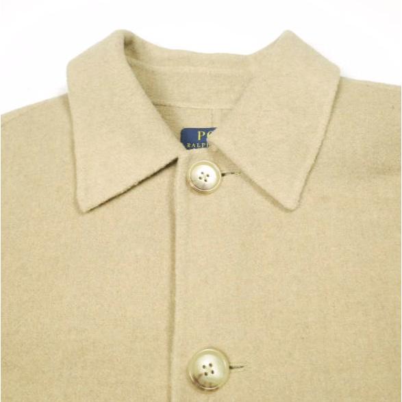 POLO RALPH LAUREN ポロ・ラルフローレン オーバーサイズ ダブルフェイス カーコート XS BEIGE ステンカラーコート 定価97,900円 アウター |  | 04
