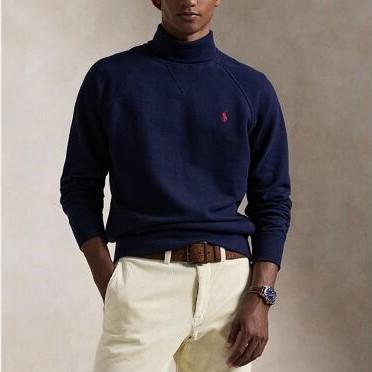 POLO RALPH LAUREN ポロ・ラルフローレン RL フリース タートルネック スウェットシャツ XS NAVY トレーナー ポニー刺繍 定価25,300円 |  | 02
