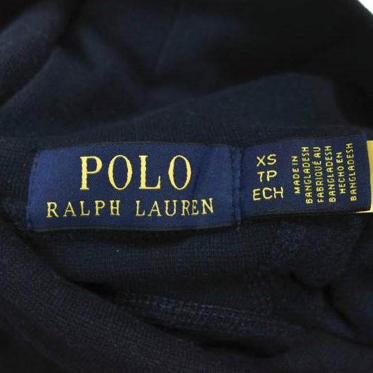 POLO RALPH LAUREN ポロ・ラルフローレン RL フリース タートルネック スウェットシャツ XS NAVY トレーナー ポニー刺繍 定価25,300円 |  | 03