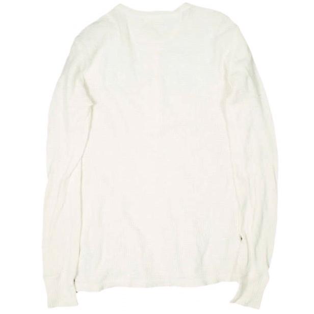 RRL ダブルアールエル ワッフルニット コットン ヘンリー 282663344001 １ NATURAL Double RL レディース サーマルカットソー トップス |  | 01