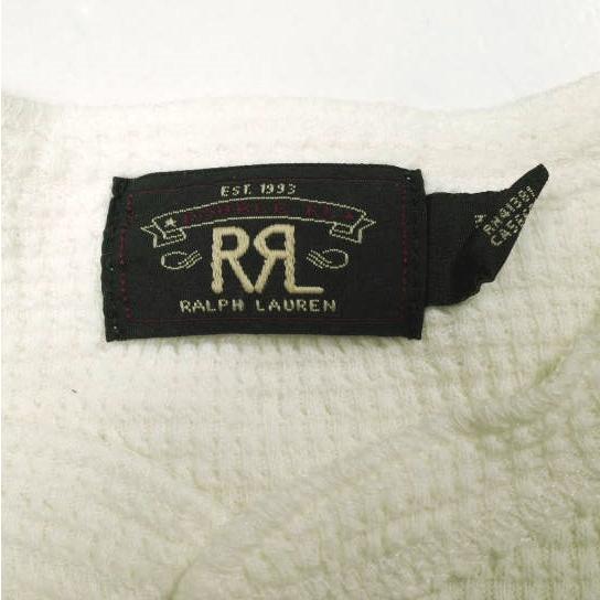 RRL ダブルアールエル ワッフルニット コットン ヘンリー 282663344001 １ NATURAL Double RL レディース サーマルカットソー トップス |  | 03