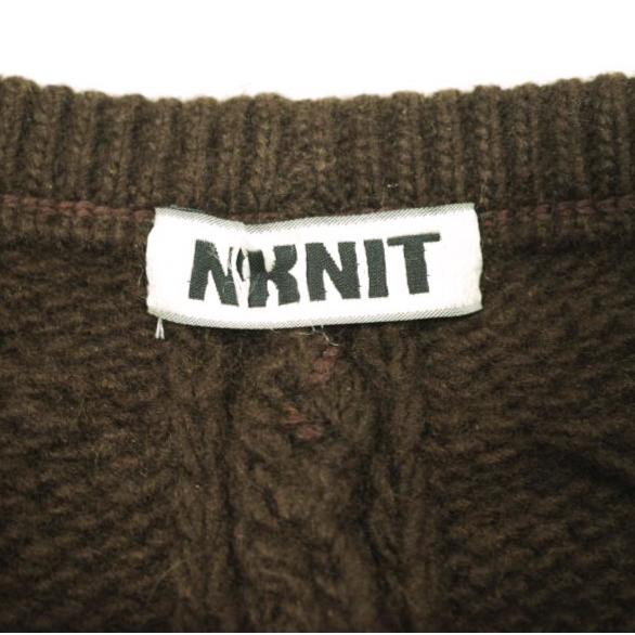 NKNIT ンニット 25AW holed cable knit skirt ホールドケーブルニットスカート N25AW-023 0 BROWN ボトムス g26729 |  | 03