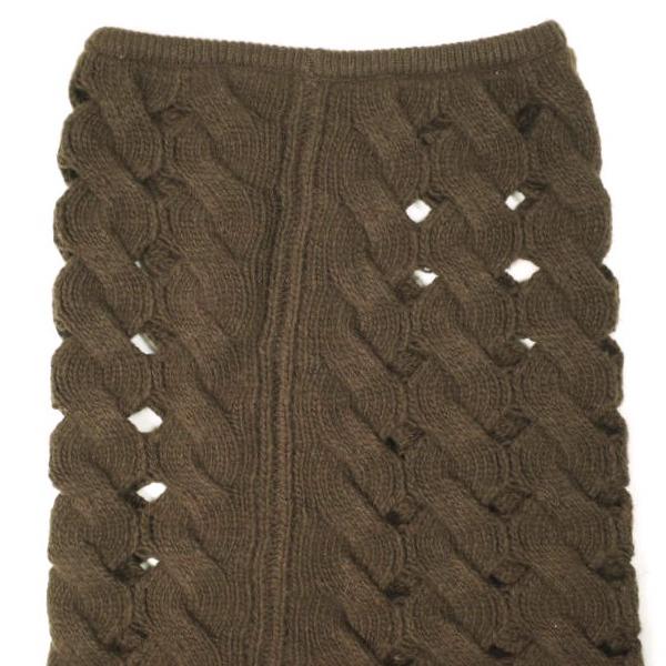 NKNIT ンニット 25AW holed cable knit skirt ホールドケーブルニットスカート N25AW-023 0 BROWN ボトムス g26729 |  | 05