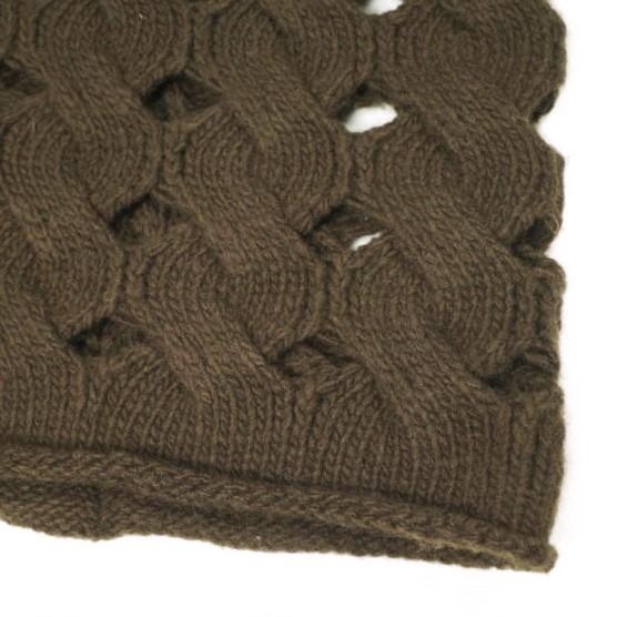 NKNIT ンニット 25AW holed cable knit skirt ホールドケーブルニットスカート N25AW-023 0 BROWN ボトムス g26729 |  | 06