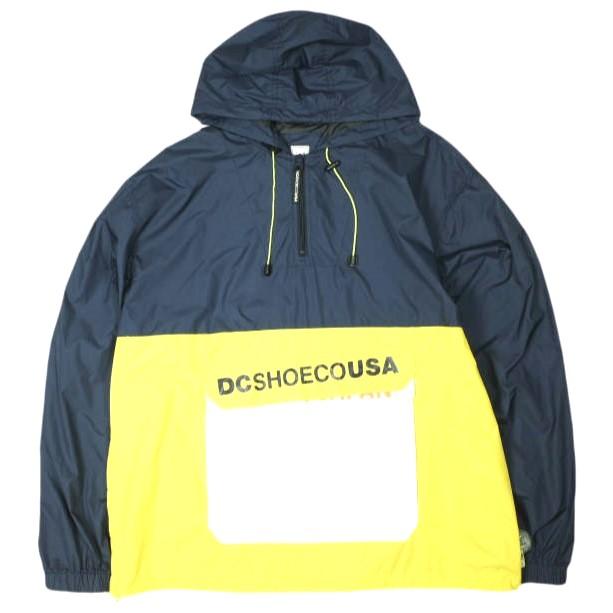 SSZ x DC SHOES エスエスズィー ディーシーシューズ 19SS 別注 ANORAK アノラックパーカー M NAVY/YELLOW ナイロンジャケット BEAMS JAPAN | 